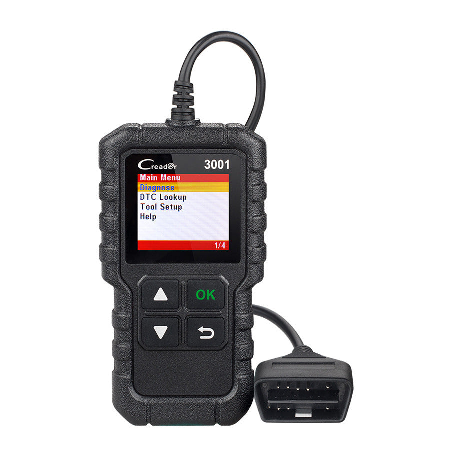 HKM-203667 Blue Creeder 3001 OBD2 Automotive Diagnostic Tool with Color Screen