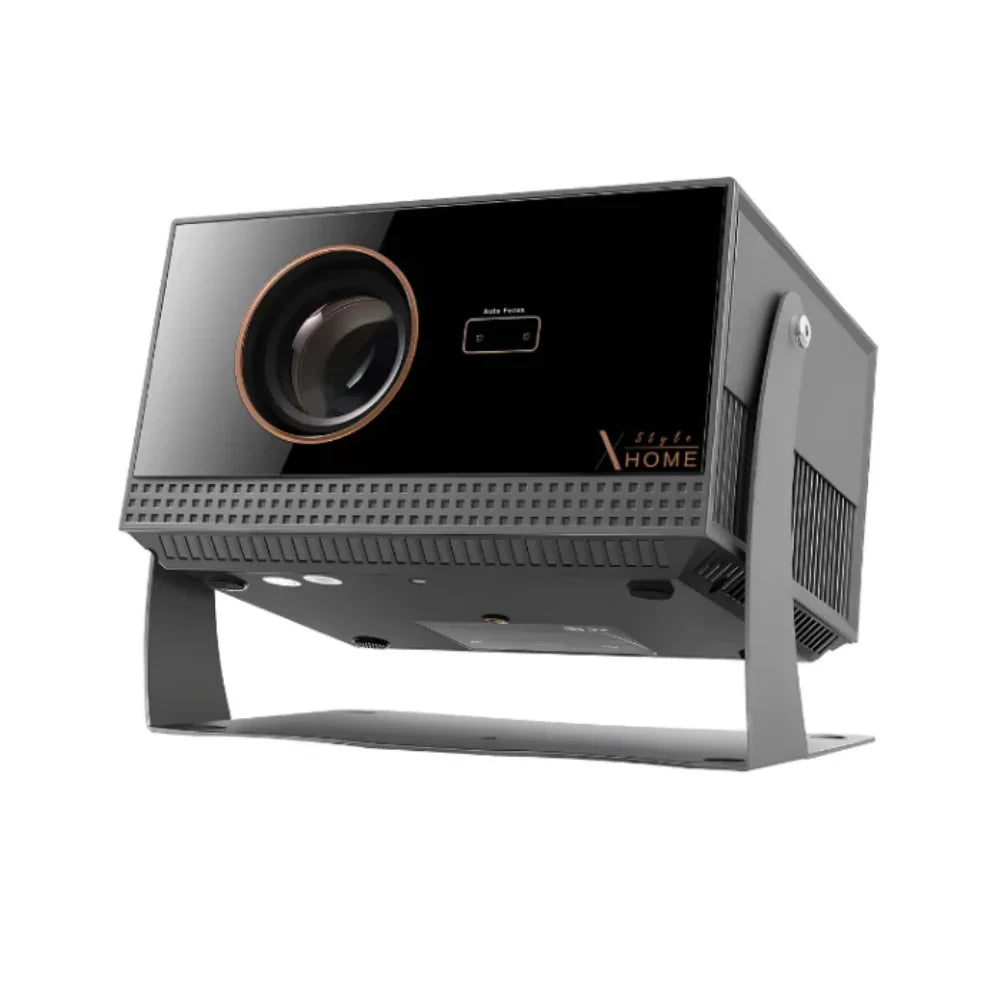HKM-203667 Portable 1080P Full HD Home Theater Projector with Auto Focus and 5G WiFi Connectivity