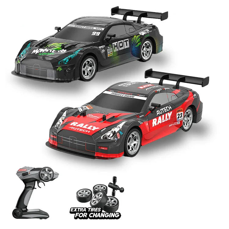 HKM-203731 1/16 Scale Remote Control Drift Racing Car - 2.4G All-Terrain Toy Vehicle for Indoor and Outdoor Fun