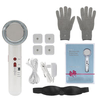 HKM-203731 Multifunctional 7-in-1 Ultrasonic Beauty Device for Home Use with Anion, Positive Ion, and Infrared Features