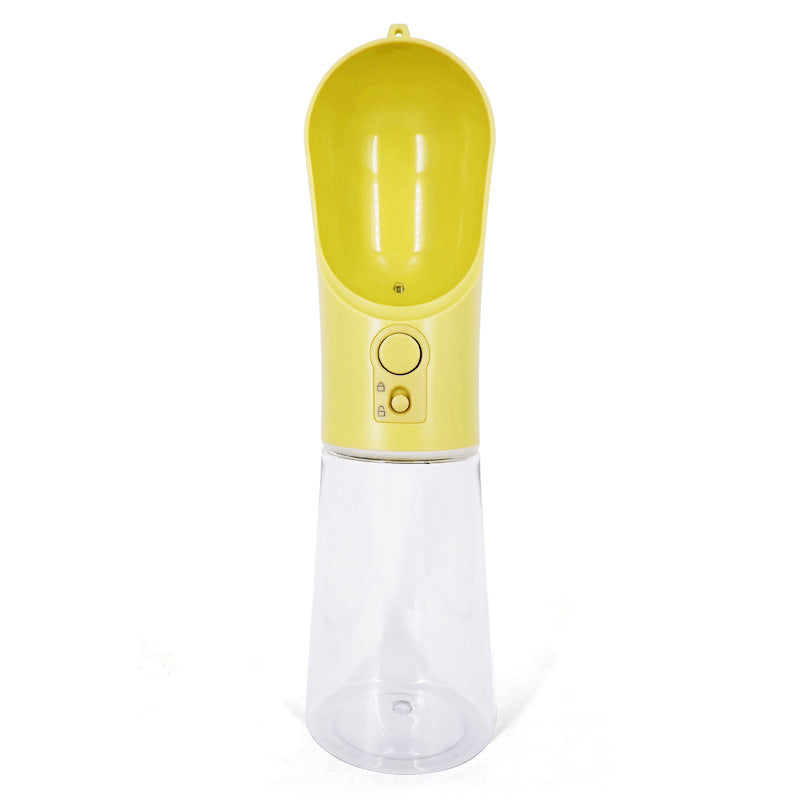 HKM-2038461 Transparent PET Cat Water Bottle with Activated Carbon Filtration - 360ml Capacity