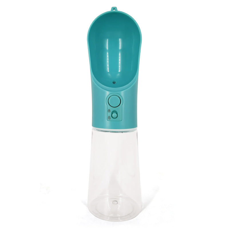 HKM-2038461 Transparent PET Cat Water Bottle with Activated Carbon Filtration - 360ml Capacity