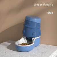HKM-2038589 Automatic Anti-Tumble Pet Feeder and Water Dispenser in Multiple Colors