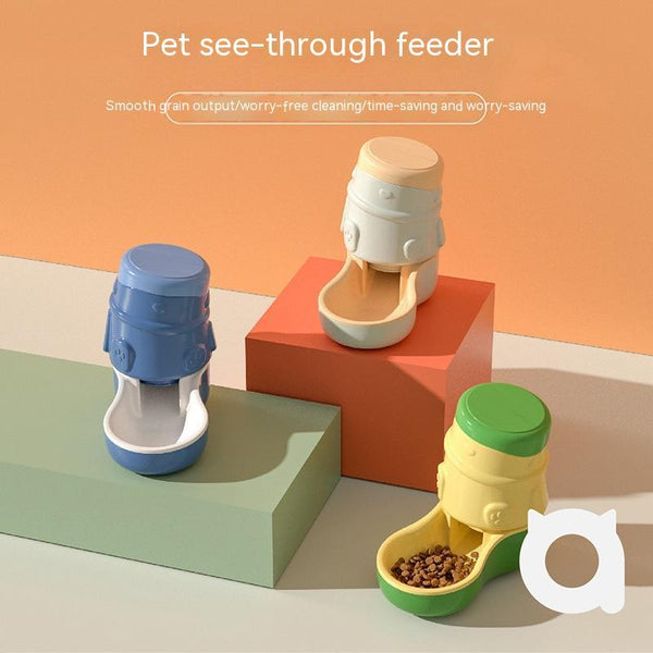 HKM-2038589 Automatic Anti-Tumble Pet Feeder and Water Dispenser in Multiple Colors