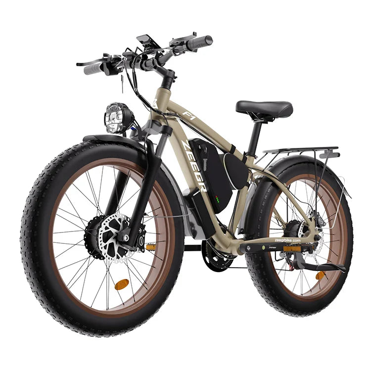 HKM-203859 48V 2000W Dual Motor Electric Bicycle with 26"x4.0 Fat Tires and Hydraulic Brake System