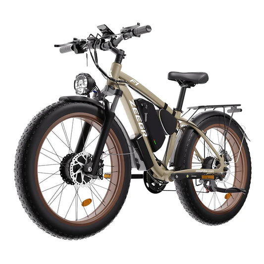 HKM-203859 48V 2000W Dual Motor Electric Bicycle with 26"x4.0 Fat Tires and Hydraulic Brake System