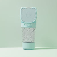 HKM-203987 3-in-1 Portable Pet Water Bottle with Food Container and Waste Bag Dispenser for Dogs and Cats
