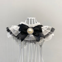 HKM-2039997 Pet Bow Tie and Drool Towel Cat Bib Collar - Multiple Sizes Available