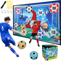 HKM-204115 Kids Indoor Outdoor Soccer Ball Game Set with 2 Soccer Balls and Target