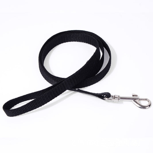 HKM-2042173 Multicolor Nylon Dog Leash with Hand Hold - Available in Blue, Black, Red, Purple, Pink, Green