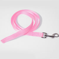 HKM-2042173 Multicolor Nylon Dog Leash with Hand Hold - Available in Blue, Black, Red, Purple, Pink, Green