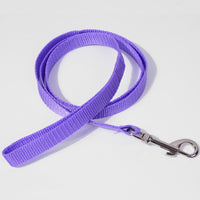 HKM-2042173 Multicolor Nylon Dog Leash with Hand Hold - Available in Blue, Black, Red, Purple, Pink, Green