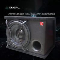 HKM-204307 12-Inch Active Subwoofer for Car Audio Systems - 12V Automotive Speaker