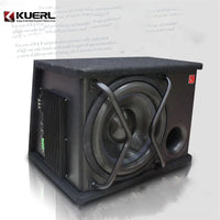 HKM-204307 12-Inch Active Subwoofer for Car Audio Systems - 12V Automotive Speaker