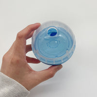 HKM-2043197 Pet Food Dispensing Tumbler Toy for Dogs and Cats - Durable Plastic, 8.5CM, Available in Blue, Pink, Yellow