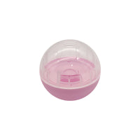 HKM-2043197 Pet Food Dispensing Tumbler Toy for Dogs and Cats - Durable Plastic, 8.5CM, Available in Blue, Pink, Yellow