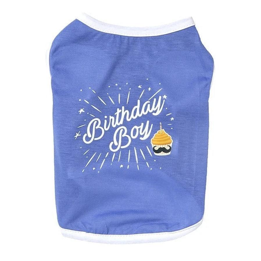HKM-204371 Light Blue Cotton Casual Vest for Dogs ¨C Sizes XS to XL
