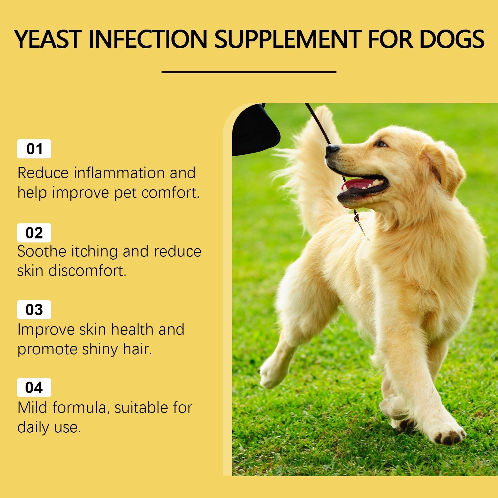 HKM-2043965 Herbal Skin Care Supplement for Dogs - 60ml External Relief Solution