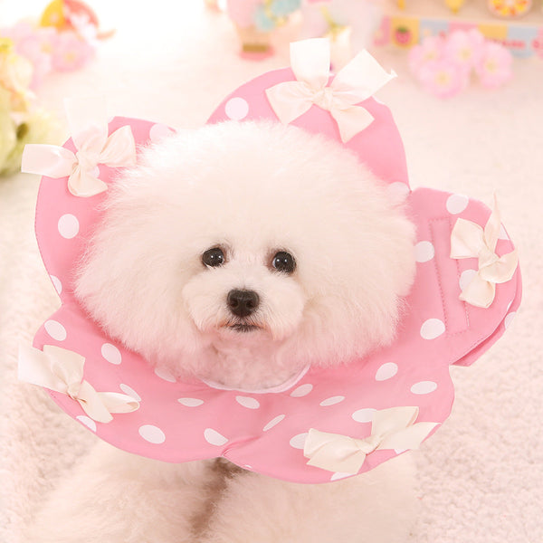 HKM-2044349 Four Seasons Floral Anti-Bite Ring for Dogs ¨C Cute Cotton Toy in Pink, Red, Sky Blue, Strawberry, Sizes XS-XL