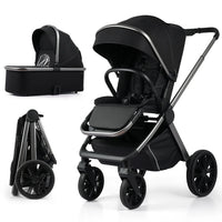 HKM-204499 3-in-1 Lightweight Foldable Stroller with Car Seat for Infants and Toddlers