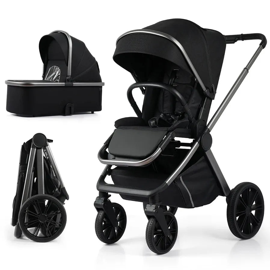 HKM-204499 3-in-1 Lightweight Foldable Stroller with Car Seat for Infants and Toddlers