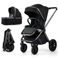 HKM-204499 3-in-1 Lightweight Foldable Stroller with Car Seat for Infants and Toddlers