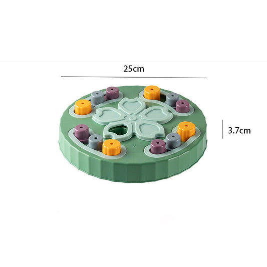 HKM-2045629 Interactive Dog Feeding Toy - Educational Slow Feed Plate for Boredom Relief