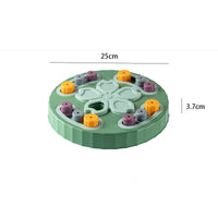 HKM-2045629 Interactive Dog Feeding Toy - Educational Slow Feed Plate for Boredom Relief