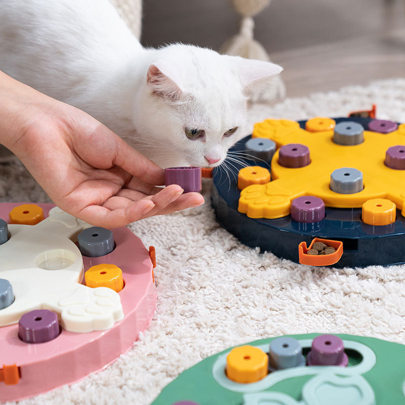 HKM-2045629 Interactive Dog Feeding Toy - Educational Slow Feed Plate for Boredom Relief