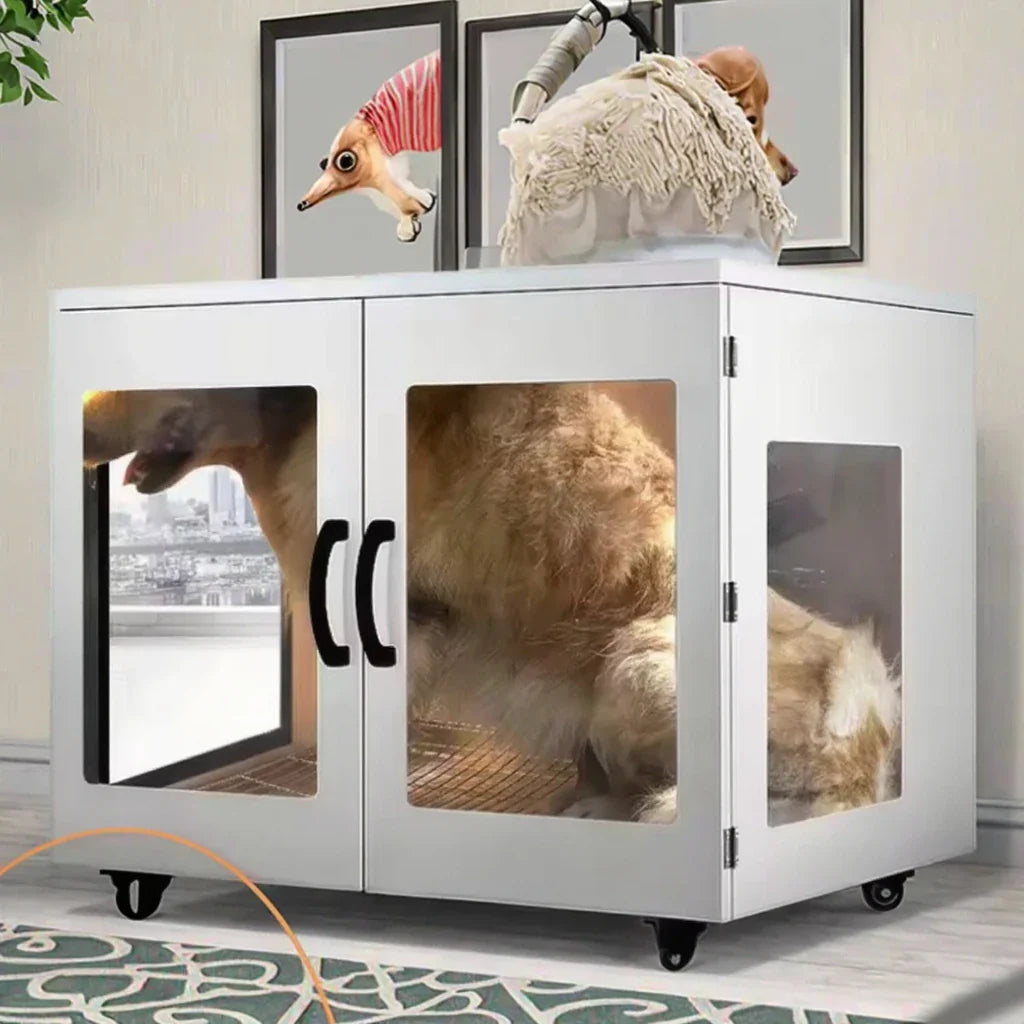 HKM-204563 Ultra Quiet 360 Intelligent Dog Hair Dryer with Smart Temperature Control, Eco-Friendly Design