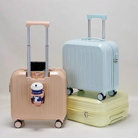 HKM-204691 Durable PC ABS Trolley Luggage Travel Bag with Universal Wheels