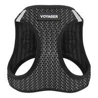 HKM-2047421 Adjustable Small Dog Walking Vest in Blue, Red, Gray - Multiple Sizes Available