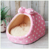 HKM-2048189 All-Season Warm Cat Nest Bed for Small and Medium Dogs – Soft Cloth Material