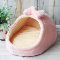 HKM-2048189 All-Season Warm Cat Nest Bed for Small and Medium Dogs – Soft Cloth Material