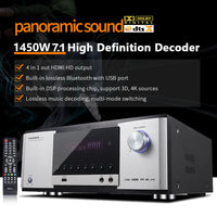 HKM-204819 7.1 Channel Home Theatre Power Amplifier with 3D/4K DTS HD Digital Sound and Bluetooth Connectivity