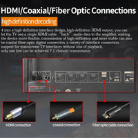 HKM-204819 7.1 Channel Home Theatre Power Amplifier with 3D/4K DTS HD Digital Sound and Bluetooth Connectivity