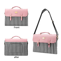 HKM-205011 Versatile 15.6 Inch Laptop Handbag for Women - Stylish Office Satchel with Shoulder Strap