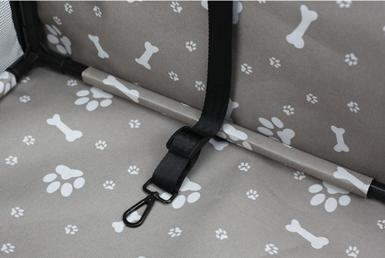 HKM-2050365 Waterproof Oxford Car Pet Seat Bag for Dogs and Cats, Animal Pattern, Medium to Hard Design