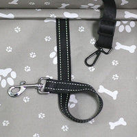 HKM-2050365 Waterproof Oxford Car Pet Seat Bag for Dogs and Cats, Animal Pattern, Medium to Hard Design