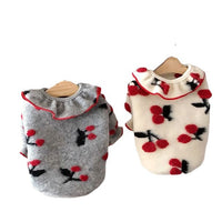 HKM-2052669 Cozy Gray Sweater for Small Pomeranian Puppies - Spring & Autumn Wear, Multiple Sizes Available