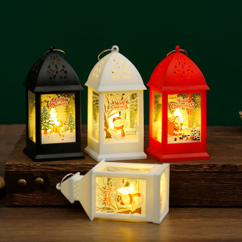 HKM-205267 Multicolor Christmas Atmosphere Hanging Night Lamp Decoration Gift Box