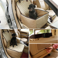 HKM-2052925 Waterproof Pet Seat Cover Pad for Cars and SUVs - Adjustable Straps, Easy to Clean