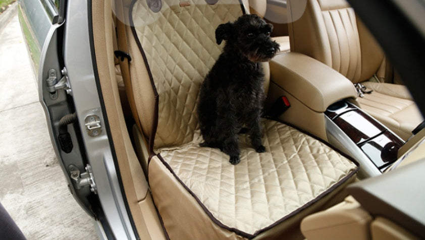 HKM-2052925 Waterproof Pet Seat Cover Pad for Cars and SUVs - Adjustable Straps, Easy to Clean