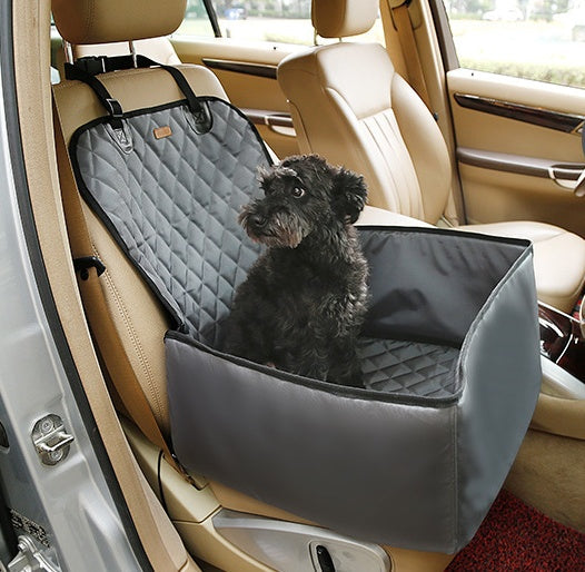 HKM-2052925 Waterproof Pet Seat Cover Pad for Cars and SUVs - Adjustable Straps, Easy to Clean