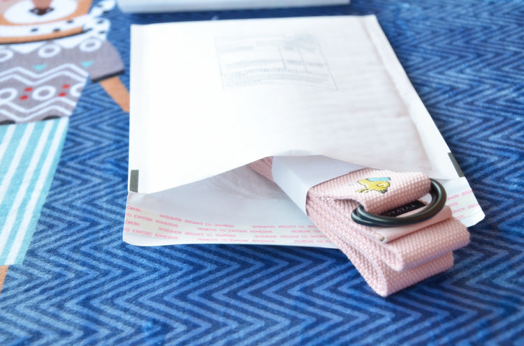 HKM-2053693 Exquisite Indoor Cowboy Puppy Belt with D Buckle - Denim & Pink Options, 125cm Length