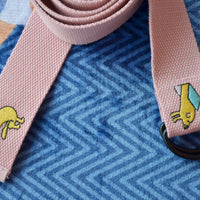 HKM-2053693 Exquisite Indoor Cowboy Puppy Belt with D Buckle - Denim & Pink Options, 125cm Length