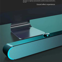 HKM-205459 Wireless Home Theatre Sound Bar with Mini LED Lighting and Bluetooth Connectivity