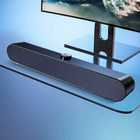 HKM-205459 Wireless Home Theatre Sound Bar with Mini LED Lighting and Bluetooth Connectivity