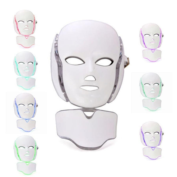 HKM-205523 LED Photon Rejuvenation Face Mask for Skin Therapy and Neck Care