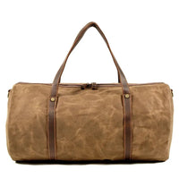 HKM-205523 Retro Handheld Large Capacity Waterproof Travel Gym Bag - Duffle Style with Zip Closure, Multiple Colours Available